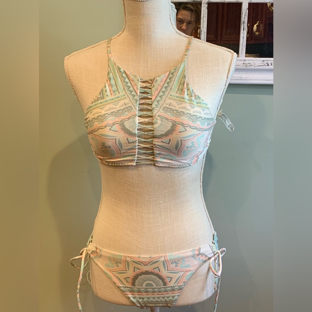 Raisens Pastel Patterned Bikini Set